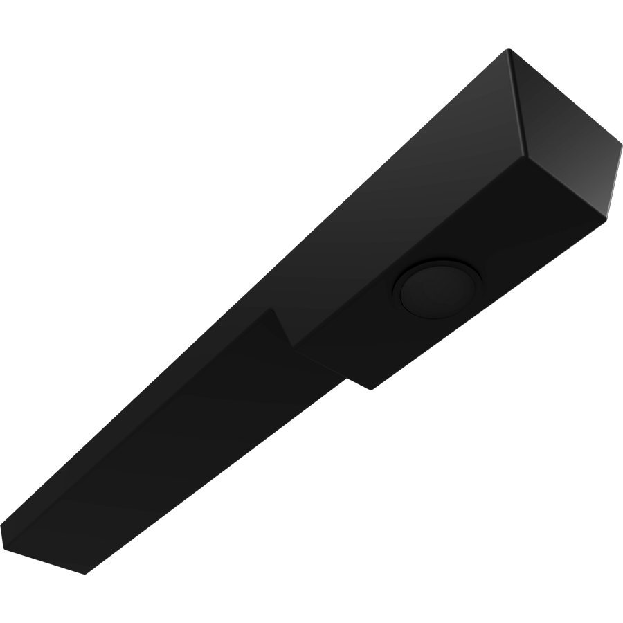RAB Lighting Suspension End Feed Wired Cover, Black, TK-SEFWC/B