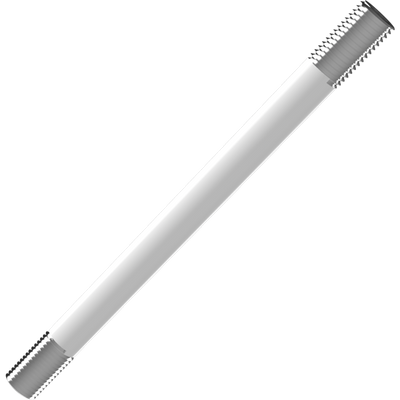 RAB Lighting TK Suspension Stem, 6 In., White, TK-SS6