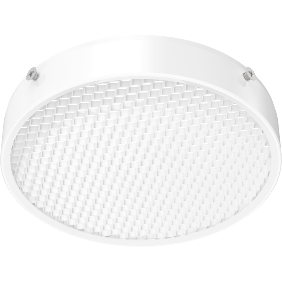 RAB Lighting Track22 Large Track Light, White, Honeycomb, TK22L-HC