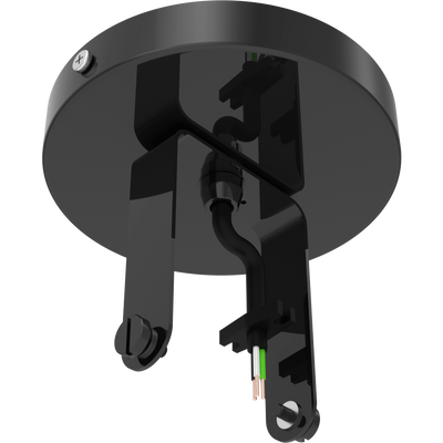 RAB Lighting TRACK22 Medium Track Light, Monopoint, Black, TK22MB-CM-KIT