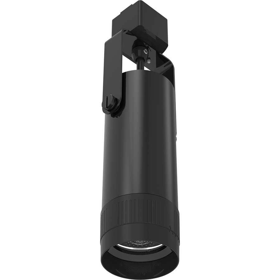 RAB Lighting TRACK22 Track Light Small, Snoot, Black, TK22SB-S