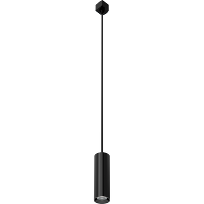 RAB Lighting Track Pendant Light Medium, 8W, CCT Selectable, Black, TKPMB