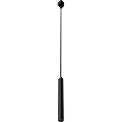 RAB Lighting Track Pendant Light, Small, 8W, 3000K, Black, TKPSYB
