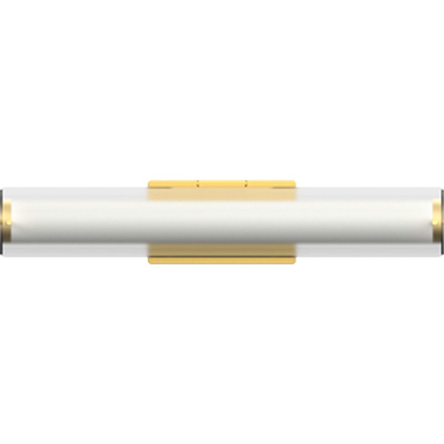 RAB Lighting Radiance Vanity 24 In., 20/15/10W, CCT Selectable, Field-Adjustable Dimming, Brass, V1-24BR