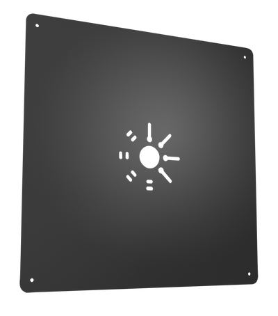 RAB Lighting VAN17 Retroplate, Bronze, VAN17PLATE