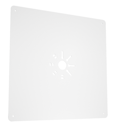 RAB Lighting VAN17 Retroplate, White, VAN17PLATE-W