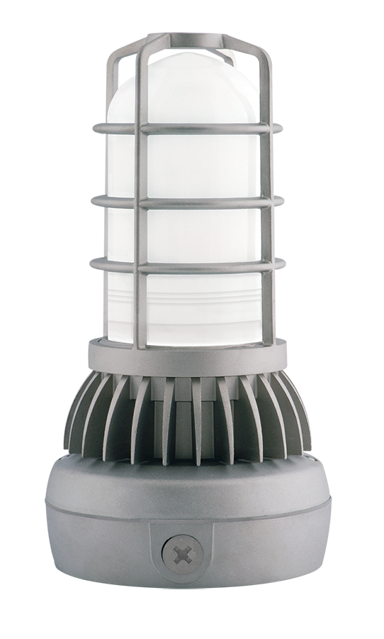 RAB Lighting 26 Watt LED Vaporproof Bottom Mount Fixture, 120V Swivel Photocell, 4900K, 2,004 Lumens, 120V, VXLED26DG/UP/PCS