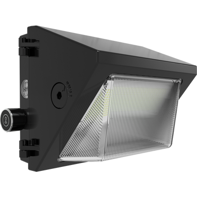 RAB Lighting W22 Small Wallpack, 30/25/20/15W, CCT Selectable, Adjustable Throw, Bronze, W22-S-30/LCBS/MVS