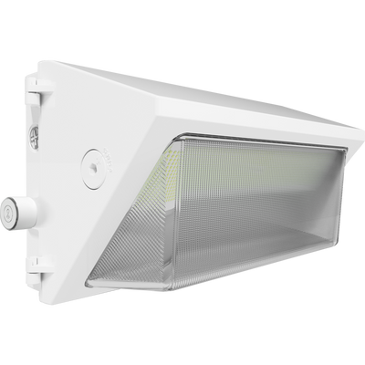 RAB Lighting W22 Large Wall Pack, 150/125/100/75W, CCT Selectable, Adjustable Throw, White, W22-L-150W/LCBS/MVS