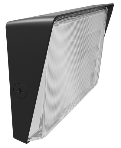 RAB Lighting W34 Field-Adjustable Slim LED Wall Pack, 80 | 60 | 40W, CCT Selectable, 120-277V, W34M