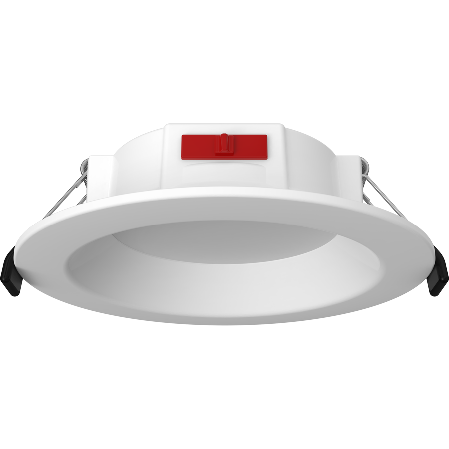 RAB Lighting Wafer34, 4 In., 7W, CCT Selectable, CRI90, TRIAC, White, 12-Pack, WFD34-4/BP