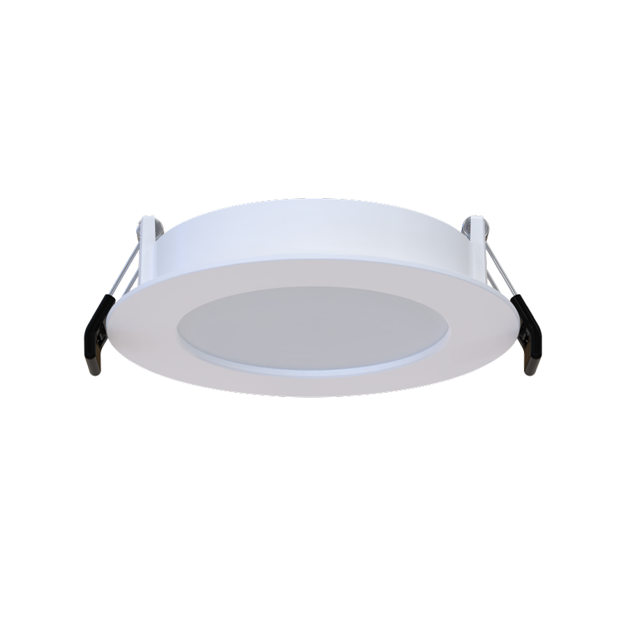 RAB Lighting Wafer 4 In. Recessed Downlight, 9W, CCT Selectable, Smooth White Trim, WFR17-4