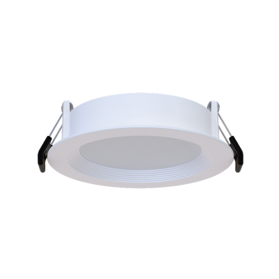 RAB Lighting Wafer 4 In. Recessed Downlight, 9W, CCT Selectable, Baffle White Trim, WFR17-4B