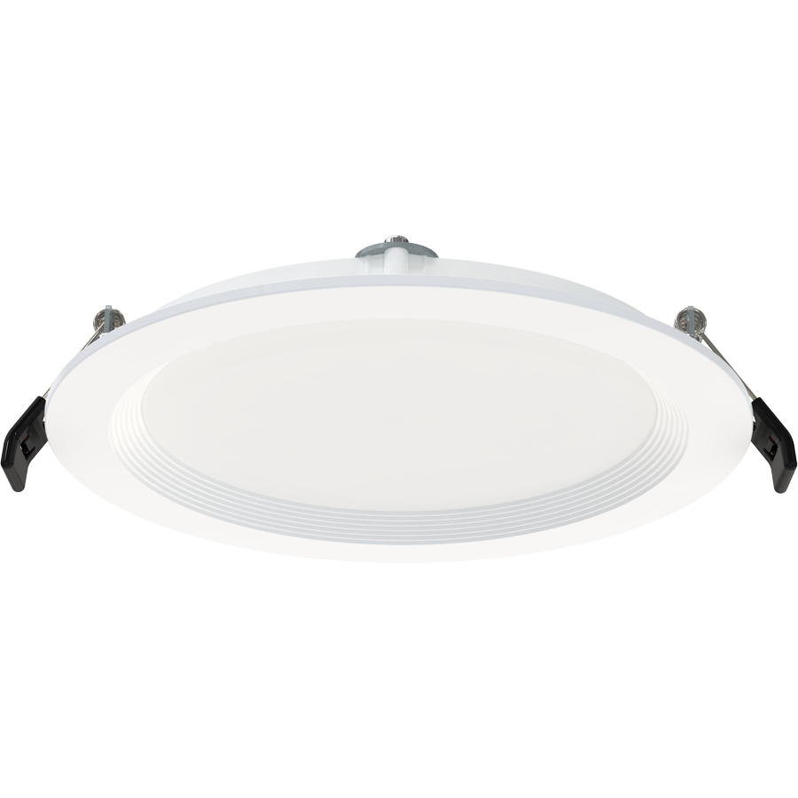 RAB Lighting WAFER34, 13W, CCT Selectable, CRI90, TRIAC, 6 In. Round Baffle, White, WFR34-6B