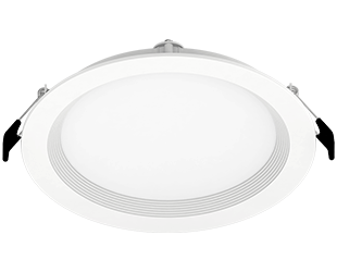 RAB Lighting 6 in RGB Wafer Downlight, 13W, 2200-6500K RGB, 120V, SmartShift, Baffle, White, WFR6B/RGB