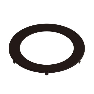 RAB Lighting WAFER 6" Trim Round Smooth, Bronze, WFRL-TRIM-6R-BRS