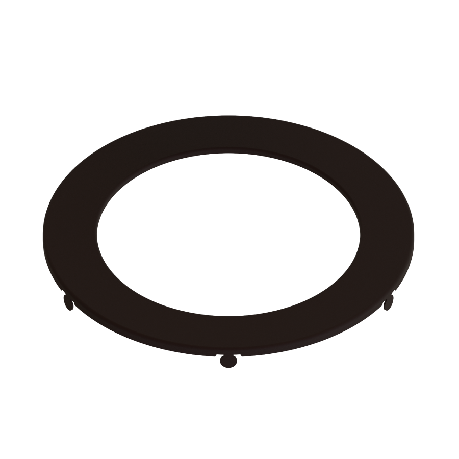 RAB Lighting WAFER 6" Trim Round Smooth, Bronze, WFRL-TRIM-6R-BRS