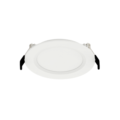 RAB Lighting 9W 4-Inch Edge-Lit Wafer, CCT Selectable, 90 CRI, IC Rated, White, WFRL4R99FA120WBS