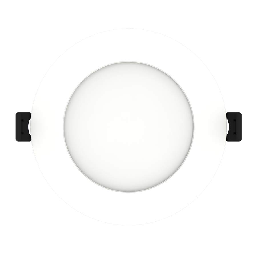 RAB Lighting 4" 9 Watt LED Edge-Lit Wafer Downlight, Smooth Trim, CCT Selectable, 120V, WFRL4R99FA120WS
