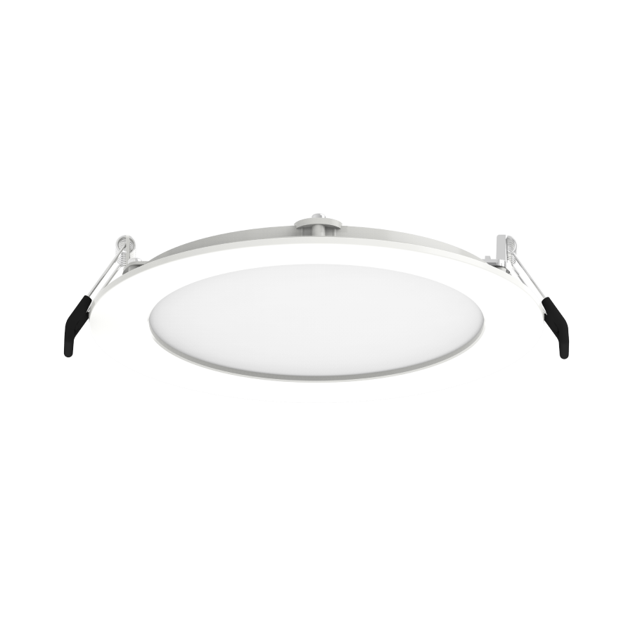 RAB Lighting 6" 13 Watt LED Edge-Lit Wafer Downlight, Smooth Trim, CCT Selectable, 120-277V, WFRL6R139FADWS