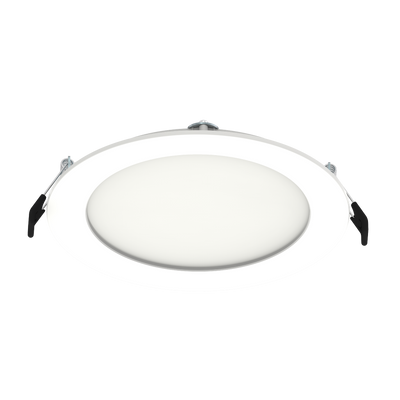 RAB Lighting 6" 14 Watt LED Edge-Lit Wafer Downlight, Smooth Trim, CCT Selectable, 120V, WFRL6R149FA120WS