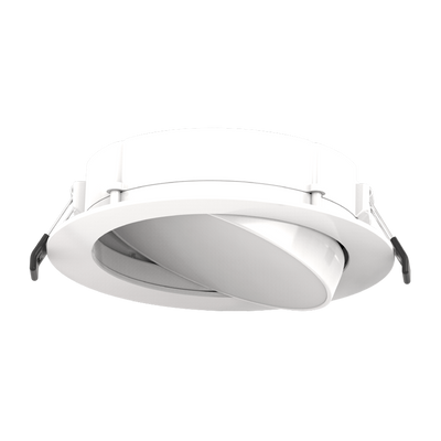 RAB Lighting 6" 12 Watt Gimbal Wafer LED Downlight, CCT Selectable, 120V, WFRLA6R129FA120WS