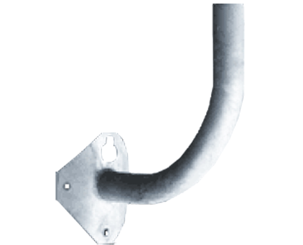 RAB Lighting Curved Slipfitter Bracket, Wood Pole Mount, BWC12
