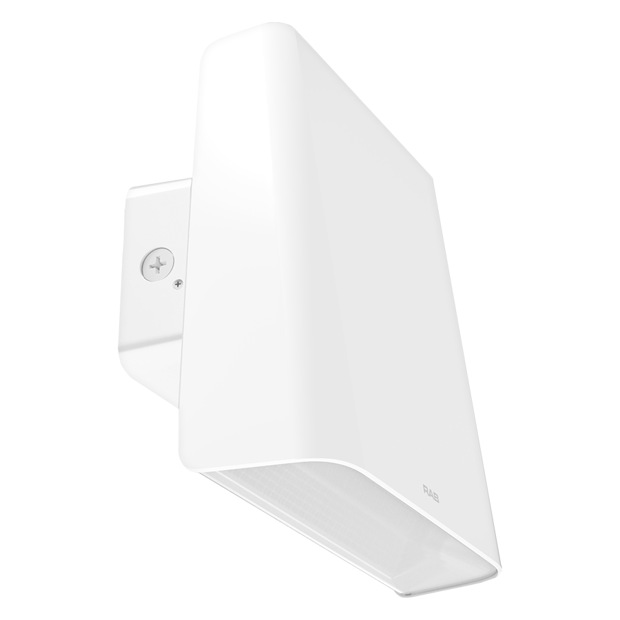 RAB Lighting WPLEDL Large Wall Pack, 58/85/113W, CCT Selectable, 120-277V, White, WPLEDLW