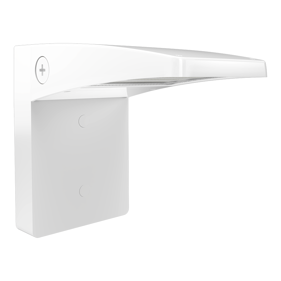 RAB Lighting Wall Pack, 13/10/6W, CCT Selectable, Battery Backup, White, WPLEDSW/E