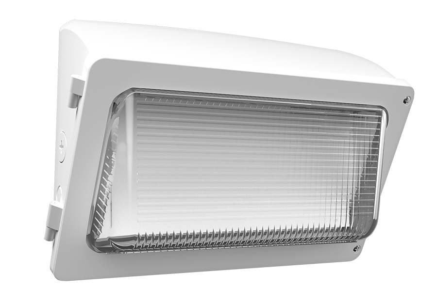 RAB Lighting WPX Field-Adjustable LED Wall Pack, 80 | 60 | 40W, CCT Selectable, Photocell, Battery Backup, 120-277V, White, WPX2W/E