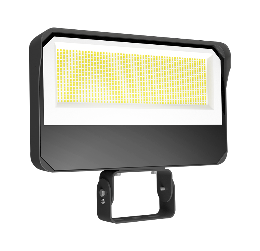 RAB Lighting X34 Flood Light, 250W, CCT Selectable, 480V, Trunnion, Bronze, X34-250T/480