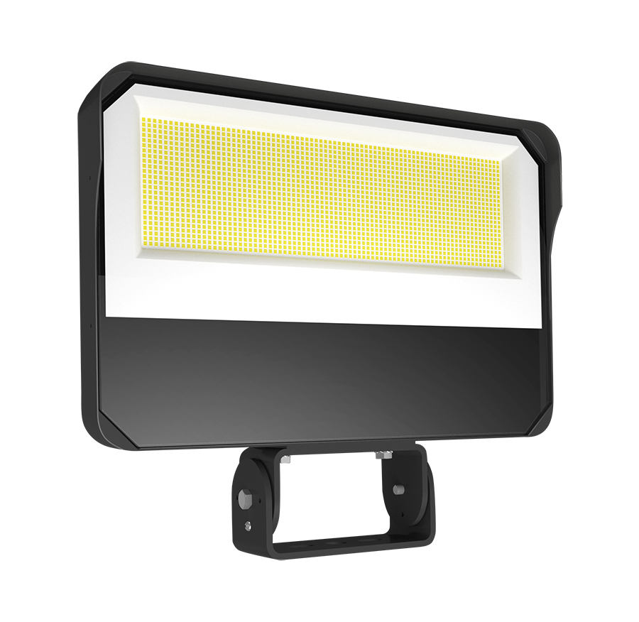 RAB Lighting High Output X34 LED Flood Light, Trunnion Mount, CCT Selectable, 27,586 thru 55,697 Lumens, 120-277V, Bronze, X34-350T