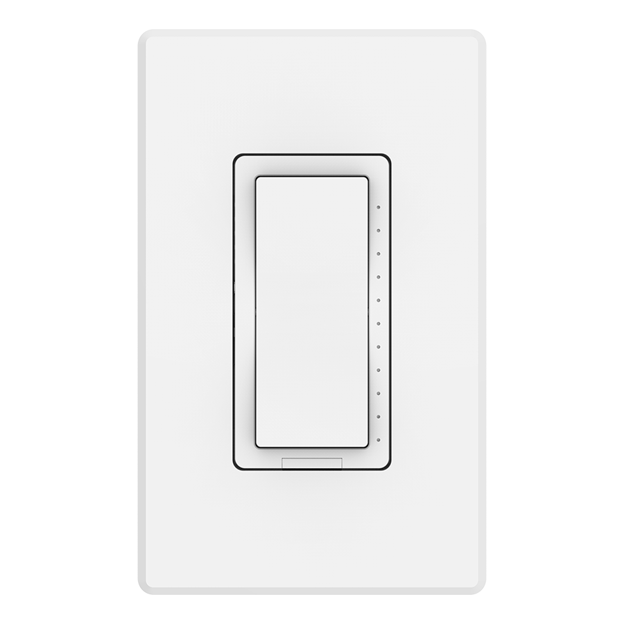 RAB Lighting Dimmer Paddle, 500W Incandescent/300W LED, 120V, Matte White, XDIM