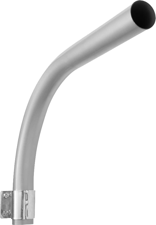 RAB Lighting YBLED 24 In. Area Light Arm, Silver Gray, YARM24