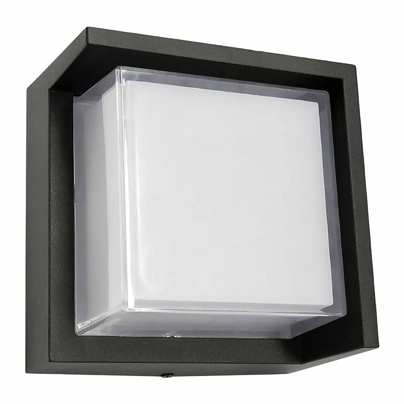 Westgate Mfg LRS Outdoor Wall Light, 12W, CCT Selectable, CRI90, IP44, Black, LRS-H-MCT-C90-BK