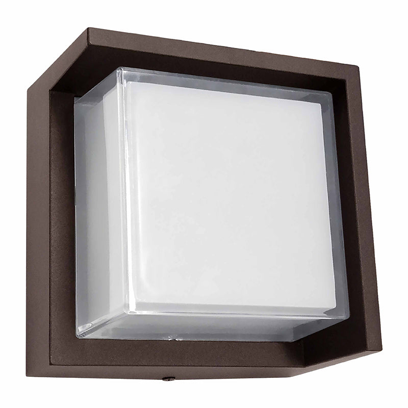Westgate Mfg LRS Outdoor Wall Light, 12W, CCT Selectable, CRI90, IP44, Marine-Grade Bronze, LRS-H-MCT-C90-MGBR