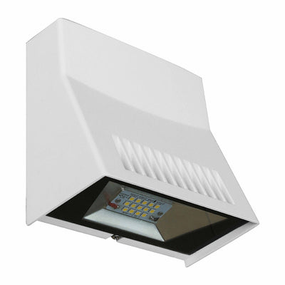 Westgate Mfg Mini Cutoff Wallpack, 12W, 5000K, White, LMW-12W-50K-WH
