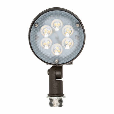 Westgate Mfg Bullet Flood Light, 15W, 3000K, 0-10V Dimmable, 30° Beam, IP65, Bronze, FLD2-15W-30K-D-KN