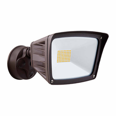 Westgate Mfg SL Square Head Security Light, 28W, 3000K, TRIAC Dimming, Bronze, SL-28W-30K-BZ-D