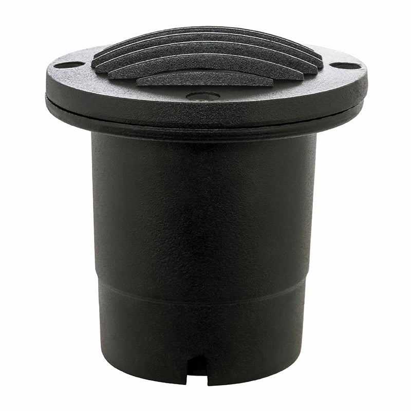 Westgate Mfg Well Light, Cast. Aluminum, G5.3 MR16 12V/50W Max, Black, 3 FT Cable WL-105-1-BK