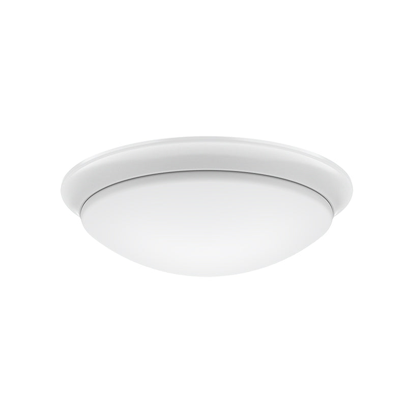 Westgate Mfg FMD 13 In. LED Dome Flush Mount, 24W, CCT Selectable, TRIAC Dimmable, White, FMD-13-MCT5-WH