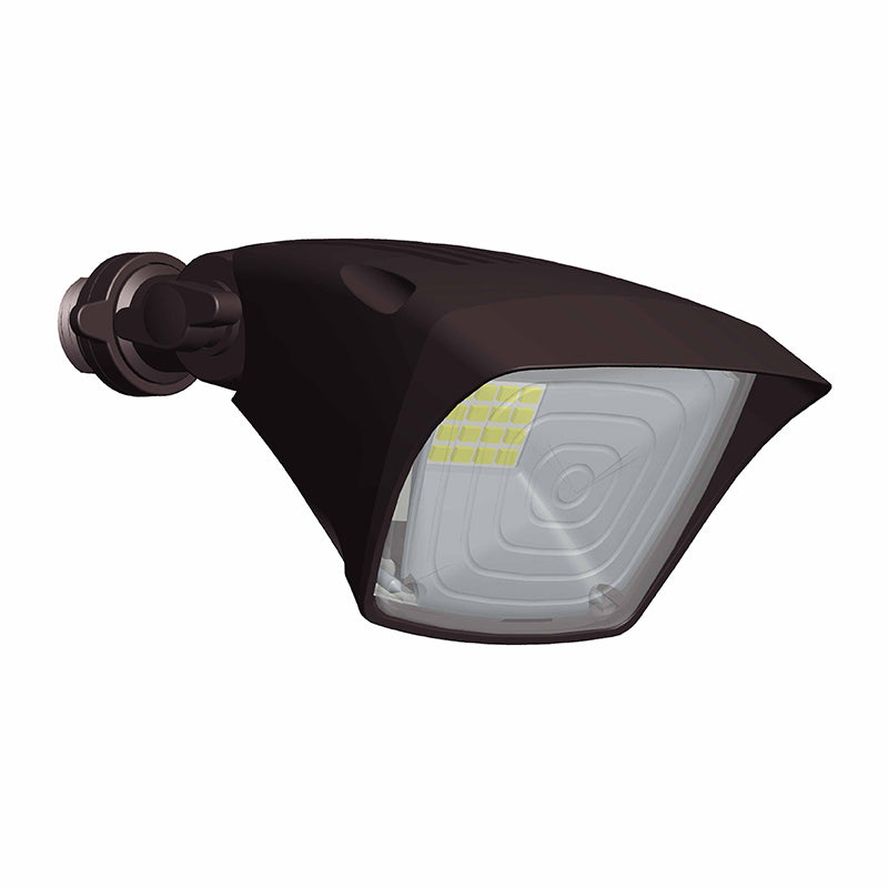 Westgate Mfg Square Flood Head, 10W, 3000K, 120V, Dark Bronze, FLH-10W-30K-BR