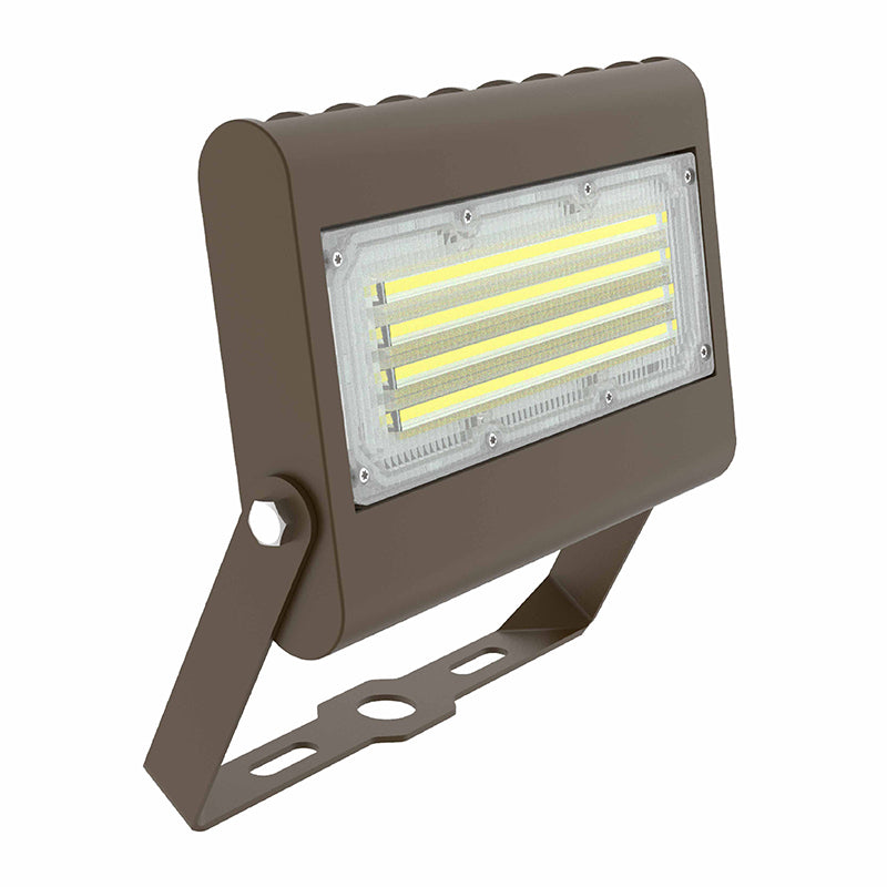 Westgate Mfg LFX Medium Flood/Area Light, 15/20/30/50W, 3000K, 0-10V Dimmable, Trunnion Mount, Bronze, LFX-MD-15-50W-30K-TR
