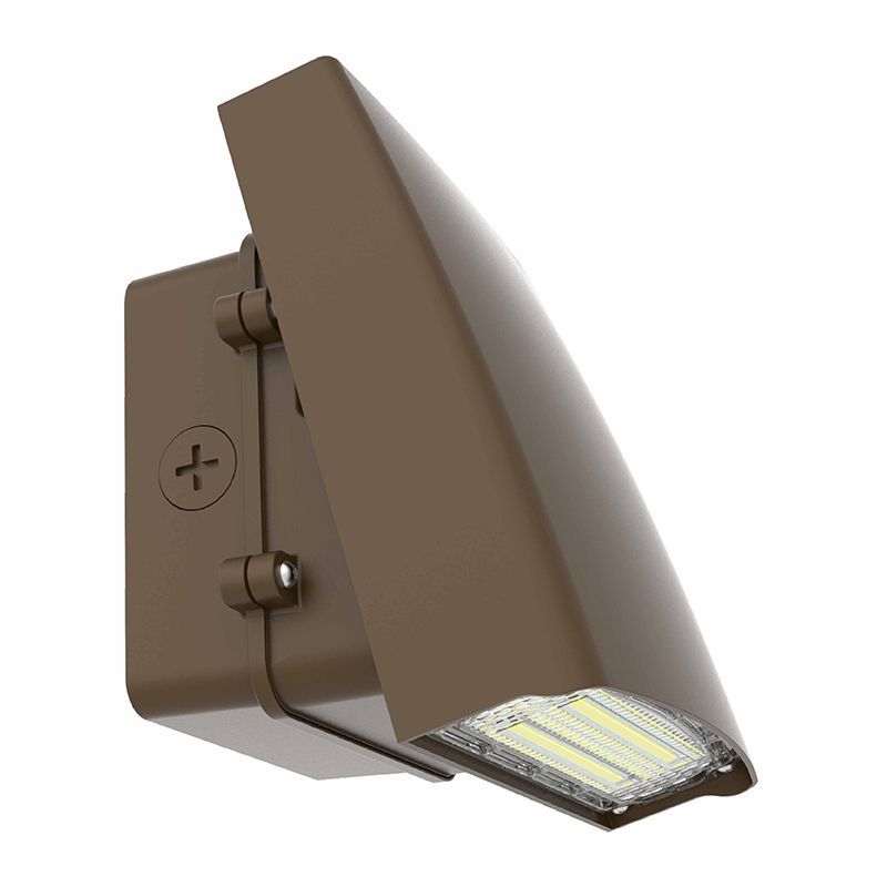Westgate Mfg LWAX Mini Adjustable Cutoff Wall Pack, 12W, 3000K, 0-10V Dimmable, Bronze, LWAX-SM-12W-30K