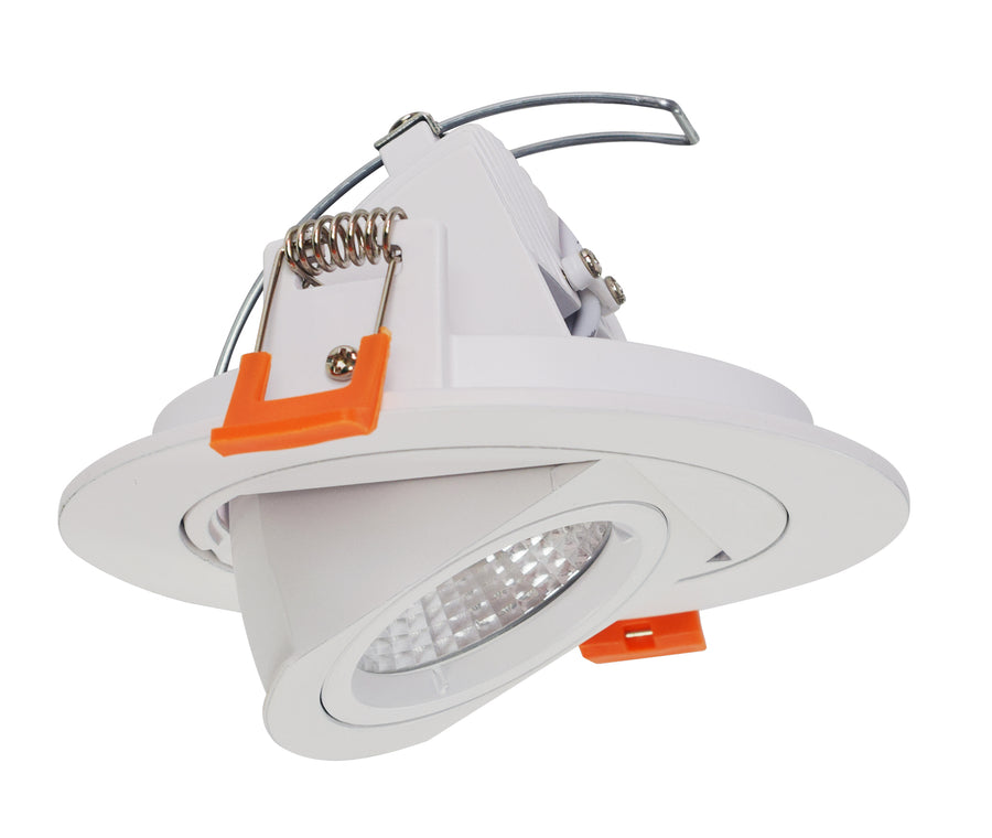 Westgate Mfg RSL4 4 In. Round Slim Recessed Light, 10W, CCT Selectable, CRI 80, TRIAC Dimming, White, RSL4-APD-MCT5
