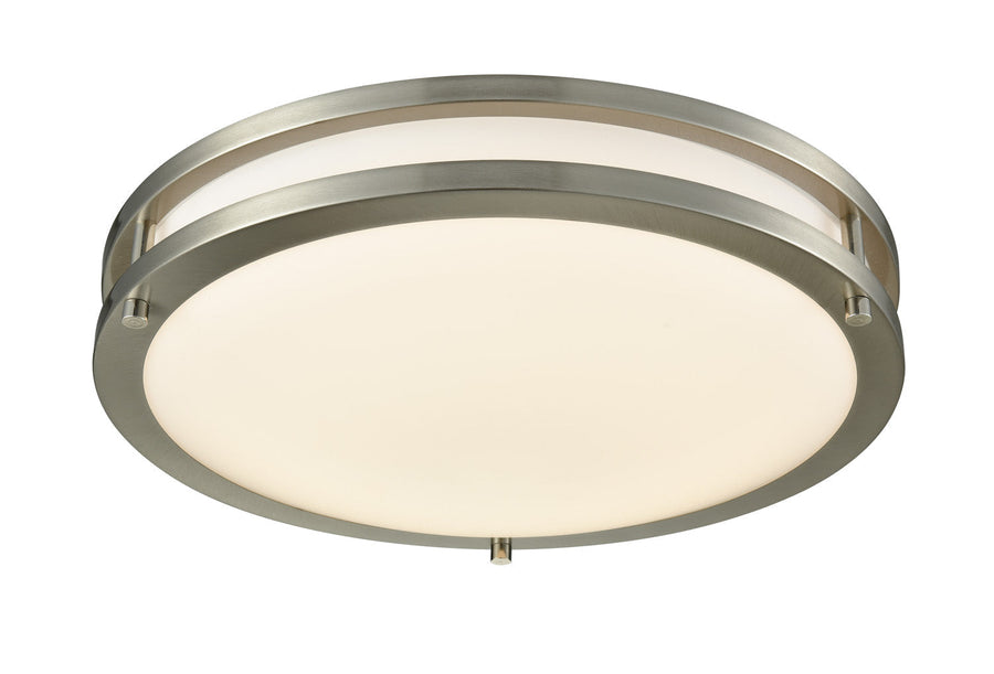 Westgate Mfg FDL 18 In. Ceiling Drum, 30W, CCT Selectable, TRIAC Dimming, Brushed Nickel, FDL-18-MCT