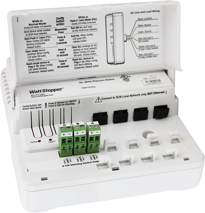 Wattstopper Digital Triple Relay Room Controller, On/Off/ 0-10V Dimming, LMRC-213