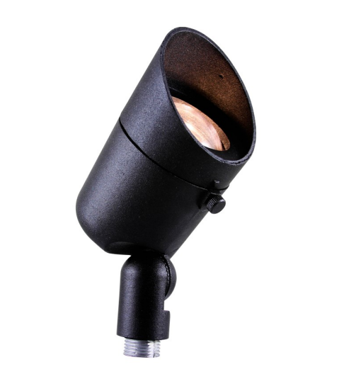 Westgate Mfg Directional Light, 5W, 3000K, 12VAC/DC, 36° Beam, Convex Lens, Black, AD-192-BK