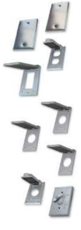 Westgate Mfg Weatherproof Blank Cover, 1 Gang, Heavy Duty Galvanized, Gray, W1BC-G