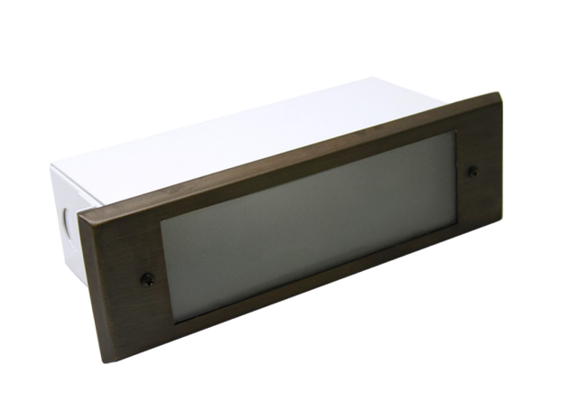 Westgate Mfg Step Light, 3W, 12V, 3000K, Solid Brass, Bronze, LS-160-BZ